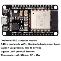 ESP32 ESP-32S WiFi papan pengembangan NodeMCU-32S pengontrol mikro prosesor terintegrasi Chip CP2102 untuk Ard PK ESP8266