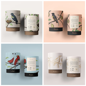 Biểu Tượng Tùy Chỉnh In Rỗng Vòng Xi Lanh Bao Bì Hộp Cao cấp Quà Tặng Trà Thiết Lập Với Dập Nổi Và Miếng Bọt Biển Lót Giấy Ống - Product Image 3