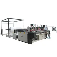 2022YBR סין ספקים מחזור נייר ביצוע מכונת ייצור רקמות נייר טואלט מכונת עם צבע הדפסה