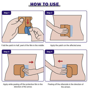 Pabrik Cina Grosir OEM/ODM Plester Herbal Menthol Pereda Nyeri Plester Tubuh Sekali Pakai Terapi Dingin & Panas <span class=keywords><strong>Transdermal</strong></span> - Product Image 3