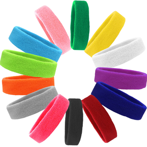 Wholesale Various Sweatbands Cotton Sports Headbands <strong>Sweat</strong> Absorbing <strong>Bands</strong> - Product Image 2