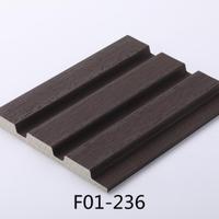 Panneau mural en PS ignifuge et imperméable au design moderne imitation bois pour la décoration intérieure de la chambre et de la cuisine