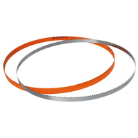 Lame de scie à ruban HSS de qualité industrielle, dents robustes, personnalisable OEM pour la découpe de poisson congelé, viande, aliments durs et os.