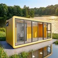 Kiosque Modulaire en Acier Préfabriqué Moderne et Respirant pour Extérieur, Idéal pour Restaurant, Cuisine, Supermarché, Parc et Entrepôt, Magasin Conteneur