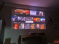 Projecteur de jeu sans fil JMGO O2 1080P Laser avec rapport de projection 0,18:1, projecteur de cinéma maison haute définition