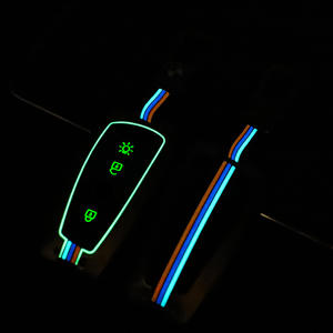 Étui de protection pour clé de voiture en alliage de zinc et gel de silice pour SWM G05 PRO G01 <span class=keywords><strong>FF</strong></span> X3 X7 Tiger EDi Iron Man Porte-clés Porte-clés Sac Accessoires - Product Image 3