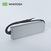 Alimentation LED HXS-400L-12 IP67 étanche en aluminium mince ROHS pour extérieur 400W 33.33A 12V AC-DC, transformateur de driver LED pour éclairage