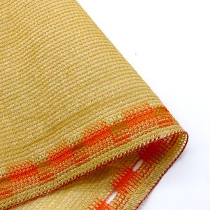 Filet d'ombrage robuste beige 150 g/m² - Œillets renforcés orange - Product Image 4