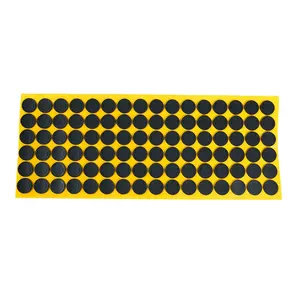 Withstand Friction Heatproof Black Self Adhesive EVA Silicone Rubber Pads Flat Round Square Adhesive Pads Gasket