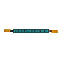 Modul Layar OLED 5.8 Inci 40x2 Karakter, Driver KS0066, Tipe Solder 43PIN, Paralel/SPI/IIC 8-Bit