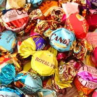 Bonbons gélifiés saveur café au lait en gros, bonbons salés moelleux fourrés au chocolat, caramel au beurre de cacahuète