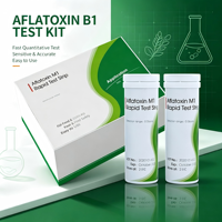 Bandelettes de test rapide Aflatoxine B1 5ppb – Kit de détection de mycotoxines pour l'arachide, le maïs, le blé, le riz, l'alimentation animale, l'huile et l'inspection de la sécurité alimentaire en ferme