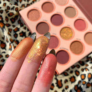Holesale <span class=keywords><strong>12</strong></span> Color reamy yeshadow lumluminum ase Ase o Ye hadow alallet osmetic oooose igigment yeshadow - Product Image 2