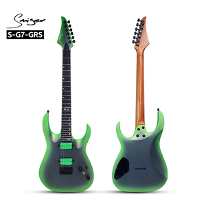 Guitarra Eléctrica de 6 Cuerdas S-G7 con Cuerpo de Arce Flameado, Cuerpo de Álamo y Mástil de Arce Rostizado, Precio de Fábrica, Venta Caliente - Product Image 3