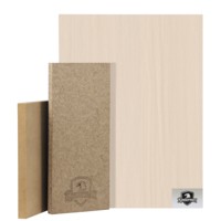 Tablero de Melamina MDF de 7x9 pies, Tacto Cálido, Grosor Personalizado, Resistente al Fuego y a la Humedad, Madera Transparente para Cocina, Baño, Apartamento, Hotel