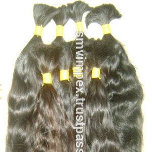 Bonne rétroaction Bonne vente Cheveux humains de qualité supérieure en vrac Cheveux vierges indiens bon marché en vrac 100% Cheveux humains en vrac 10 pouces jusqu'à 30 pouces - Product Image 6