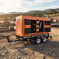 Générateur diesel 250 kVA à faible entretien avec moteur silencieux, châssis ouvert et ATS pour les entreprises industrielles et minières
