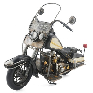 Homezone Divers Stylé Ton Bronze Métal Voiture Et Moto Sculptures Scrambler Chopper Roadbike Peaky Blinders Inspiré Voiture Décorations Sculptures Accessoires - Scrambler Bike Sculpture