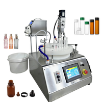 Machine automatique de remplissage, sertissage et bouchage de flacons en verre de 1 ml à 10 ml, machine de remplissage d'eau pour petites bouteilles, machine d'emballage