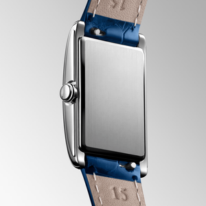 Reloj mecánico Longinesing compacto, exquisito y lujoso, con esfera blanca, bisel de diamantes, marcadores de hora de diamantes, en acero inoxidable. - Product Image 4