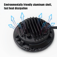 Valesun-faros Led de haz Alto y Bajo de 7 pulgadas, 60w, resistente al agua, Ip67, H4, Ojo de Ángel, Drl, 6500k, señal de giro para camión JK, JL, SUV, 4x4