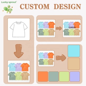 Entrega Rápida Camisetas Blancas Lisas 100% Algodón Orgánico de Corte Holgado y <span class=keywords><strong>Manga</strong></span> <span class=keywords><strong>Corta</strong></span> para Bebé - Product Image 2