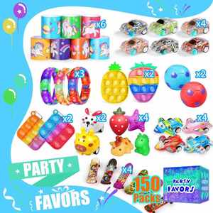 Lot de 150 jouets sensoriels pour enfants, adolescents et adultes, pour soulager le stress, l'autisme, l'anxiété, jouets relaxants, lot de cadeaux d'anniversaire - Product Image 2