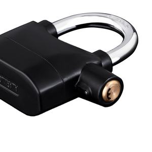 Candado con alarma de 110db personalizado de alto decibelio al por mayor candado con llave de alta resistencia antirrobo candado con alarma para motocicleta - Product Image 4