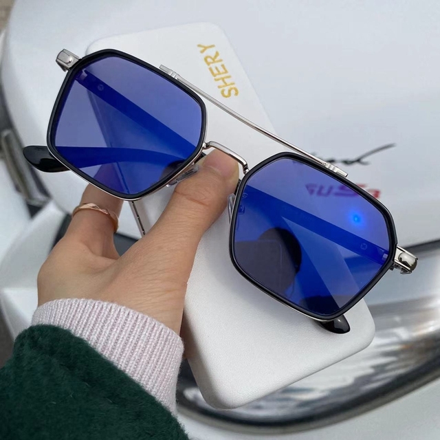 2026 Blue Light Photochromic Big square Frame Retro Gafas Fotocromaticas Ciclismo for Computer Qingqing Optical Glasses