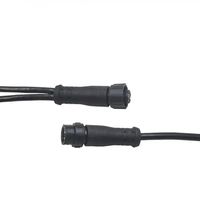 Connecteur Électrique Étanche IP67 pour Câble, Capteur Circulaire 4 Broches, Alimentation, Soudure, Mâle-Femelle, Connecteur M12