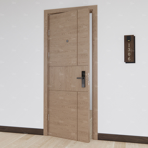 Italian Standard Hotel Inn Project EN CE Certified REI 30 60 Residential Hotels Porte coupe-feu en bois Portes coupe-feu pour hôtels - Product Image 5