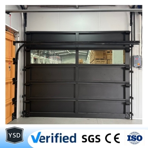 Porte de <span class=keywords><strong>garage</strong></span> sectionnelle 9x8 pour maison, deux voitures, sur mesure, en fer galvanisé, <span class=keywords><strong>automatique</strong></span>, moderne, motorisée, coupe-vent, entrée extérieure - Product Image 2