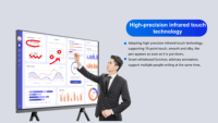 Tableau blanc interactif portable Elite Visual, écran tactile intelligent 65 pouces, écran LCD Android Windows tactile