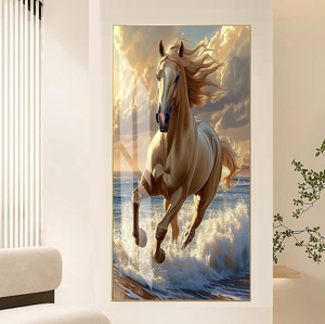 आधुनिक <span class=keywords><strong>3</strong></span> डी प्रभाव घर के सजावट क्रिस्टल के लिए लिविंग रूम पेंटिंग - Product Image 3