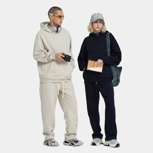 Sweat-shirt en molleton à col montant et motif cœur, style américain, poids lourd, 510 g, MAKITAPE, mode streetwear, ample et décontracté - Product Image 3