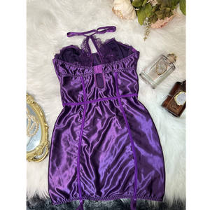 Tuta Patchwork di pizzo da donna <span class=keywords><strong>Sexy</strong></span> prospettiva da donna che abbraccia il petto e che appende il collo - Product Image 3