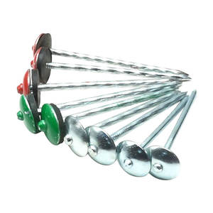 หัวร่ม9X2.5 bwg ตะปูหลังคาชุบสังกะสี clavo de calamina CON jebprecio 2 1/2 "3'' - Product Image 5