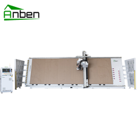 Routeur CNC 3 axes haute rigidité Anben avec moteur servo YASKAWA PLC, broche 9KW, zone de travail 2100x6200mm pour panneaux composites en aluminium