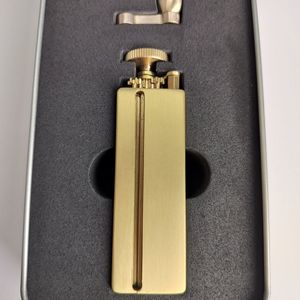 Máy làm thuốc lá bằng đồng mạ crôm bạc, máy cuốn thuốc lá thủ công, phụ kiện hút thuốc hiếm, dài 70mm - Product Image 4