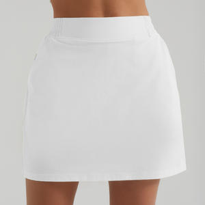 2025最新カスタムロゴ女性2イン1弾性ウエストカジュアルカーゴスカートテニスPadel Pickleballウェアスカートポケット付き - Product Image 6