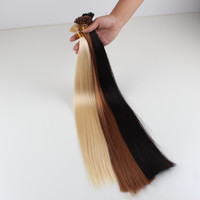 Extensions de cheveux à pointe plate Honor Hair, cheveux humains Remy, double épaisseur, 100% cheveux humains, qualité salon, vente en gros