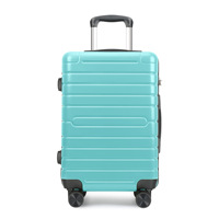 Nouvelle valise de voyage à main ABS à la mode légère et silencieuse Spinner Wheels TSA Lock Résistant à l'usure PC Password Trolley Case