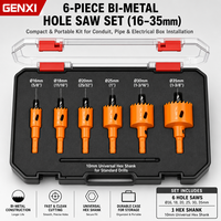 Kit de scies cloches bimétalliques HSS M42 pour le bois, le contreplaqué, la tôle, l'aluminium, le PVC, le cloison sèche et les applications de découpe acrylique