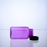 Bouteille en plastique de 250 ml pour produits de santé, bouteille pour capsules, bouteille pour bonbons de qualité alimentaire
