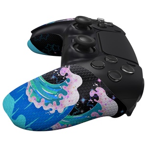 PlayVital Shimmering Waves - Almohadillas de Goma Suave con Textura Profesional Antideslizantes y Absorbentes del Sudor para el Control de PS5 - Product Image 4