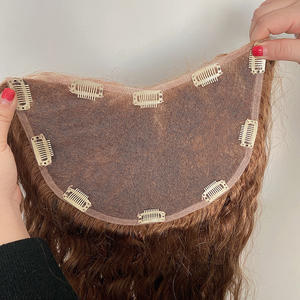 คลิป<span class=keywords><strong>ผม</strong></span>แท้ลูกไม้สีน้ำตาลล้วนจากมนุษย์,ที่ปิด<span class=keywords><strong>ผม</strong></span>ลอนธรรมชาติดิบเกาลัดมือที่ยังไม่ผ่านกรรมวิธี - Product Image 3