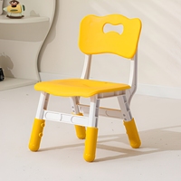 Chaises pour enfants en plastique réglables en hauteur pour garderie, école maternelle, école et usage domestique