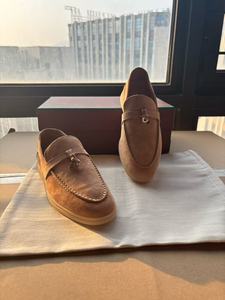 <span class=keywords><strong>Mocassini</strong></span> di Lusso in Camoscio da <span class=keywords><strong>Uomo</strong></span>, Scarpe Slip-On Stile Vintage, Comode per la Guida - Product Image 2
