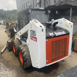 Minicargadora Bobcat S185 usada, original de EE. UU., para manejo de materiales de construcción. - Product Image 2