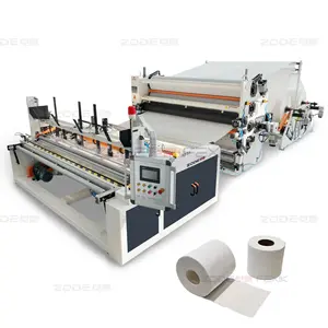 Zode Eenvoudige Bediening 90-300Mm Afgewerkte Wc-Papierwikkelmachine Met Roldiameter